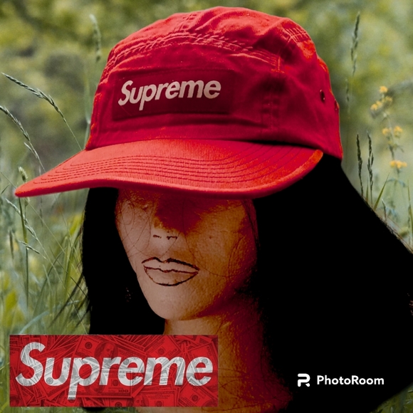UNIQUE SUPREME Reactive RED Box Camp Cap SS18 Color Change SOLD OUT EVERYWHERE! - Picture 2 of 9